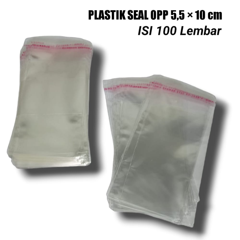 PLASTIK OPP SEAL 5,5 x 10 CM