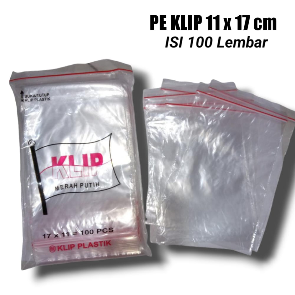 PLASTIK PE KLIP 11X17 CM